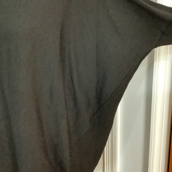 LAFAYETTE 148 SMALL BLACK WOOL SWEATER LIGHTWEIGHT DOLMAN SLEEVE RELAXED… - Picture 14 of 14